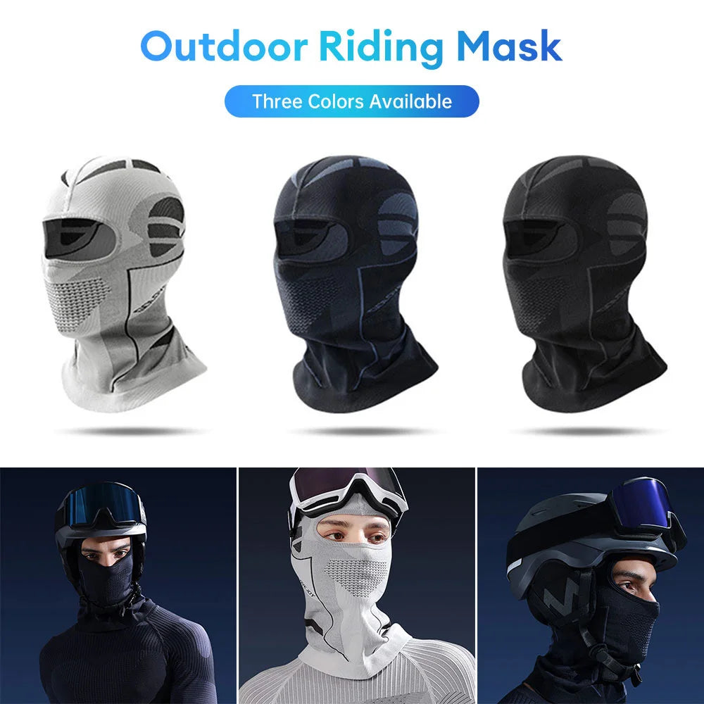 Men Women Cold-Proof Thermal Scarf Winter Ski Hat Balaclava Full Face Mask Ski Cycling Hunting Head Neck Cover Helmet Liner Cap