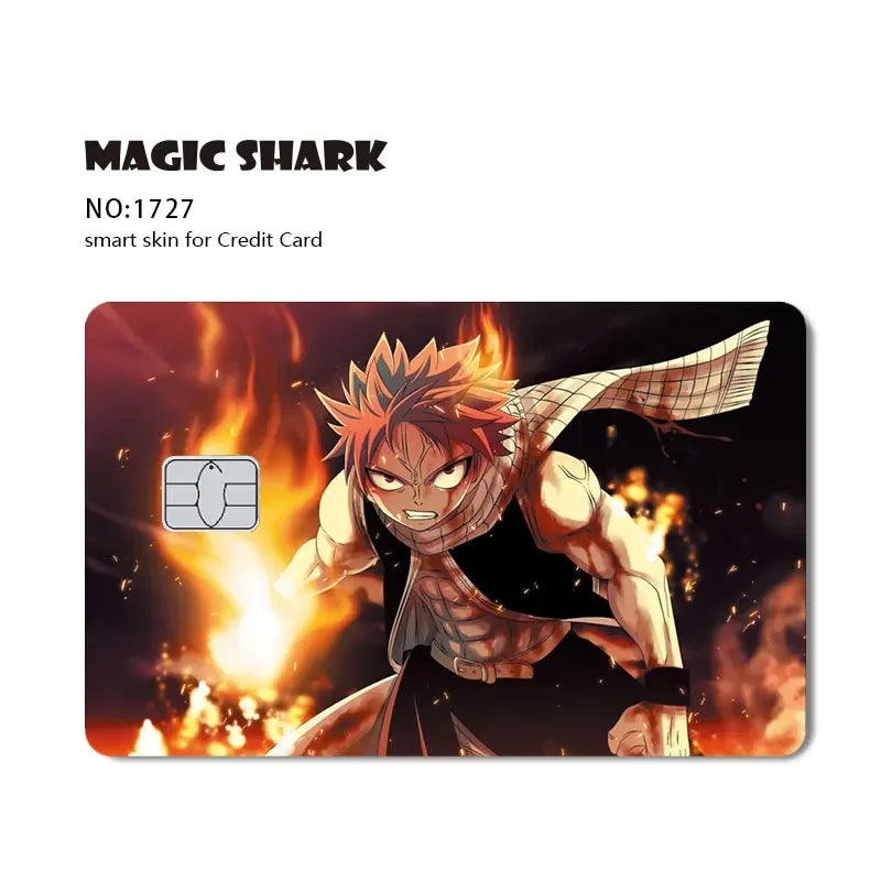 2025 New Kawaii Lucky Cat Money Power Swtich Level Up Front Matte Skin Film for Credit Card Cover for Debit Card