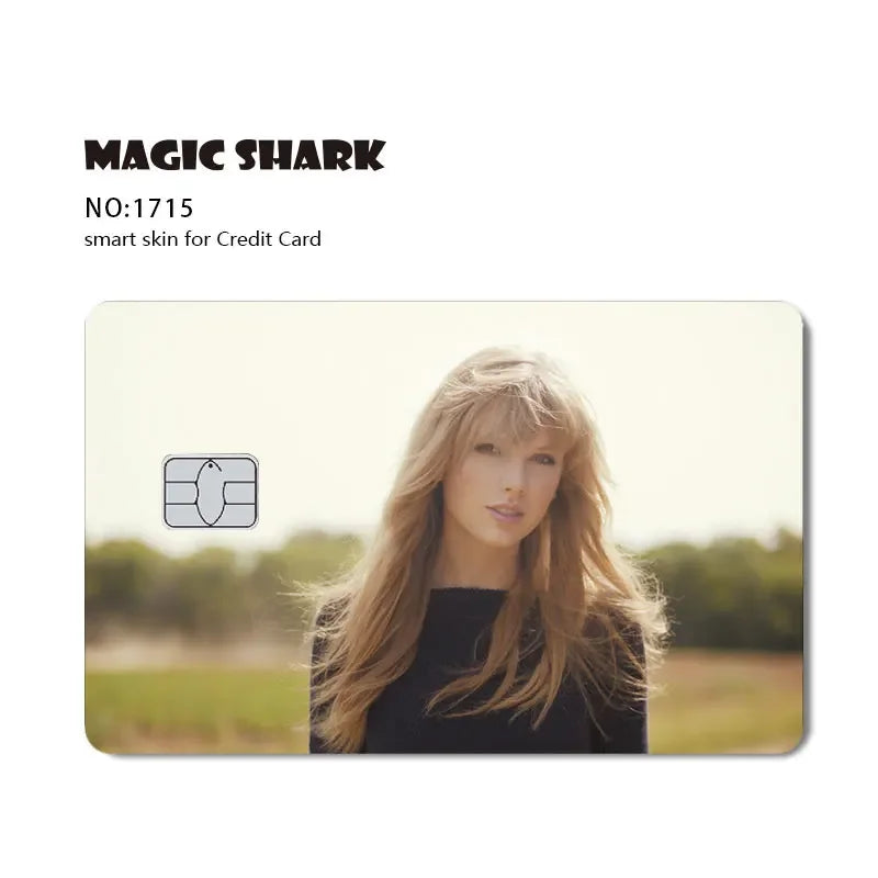 2025 New Kawaii Lucky Cat Money Power Swtich Level Up Front Matte Skin Film for Credit Card Cover for Debit Card